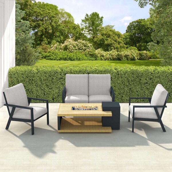 Patio Conversation and Firepit Set